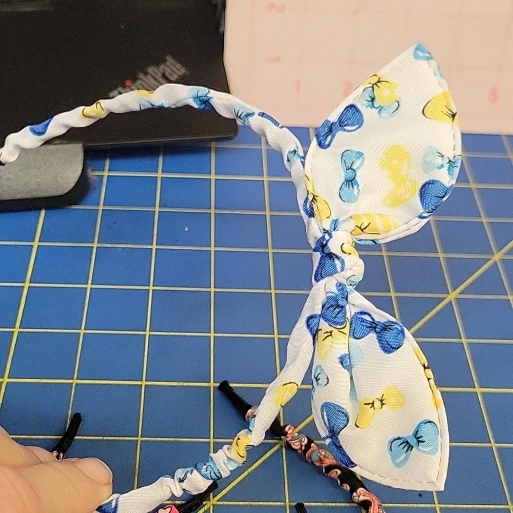 Floral and Polka Dot  Headband Set of 5 New #2
